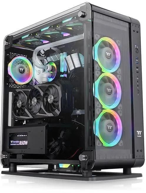 Корпус ATX Thermaltake Core P6 TG, Midi-Tower, без БП,  черный [ca-1v2-00m1wn-00]